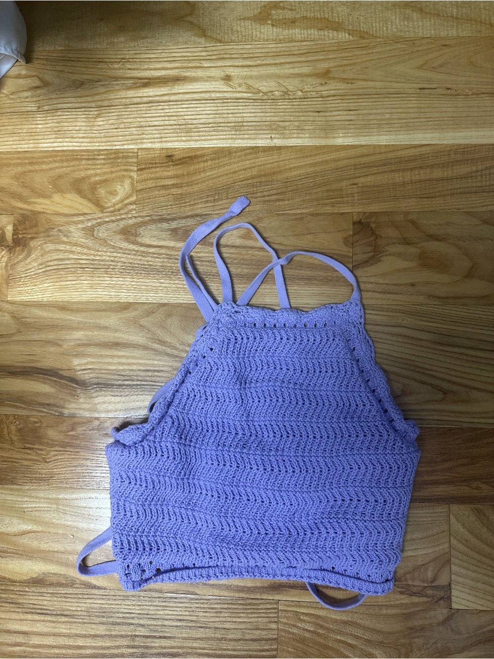 Hollister crochet knit tank Small